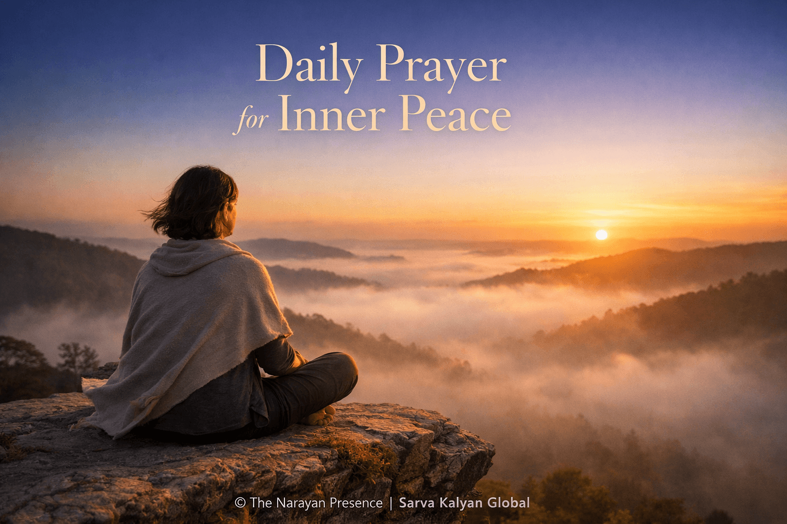 daily prayer for inner peace