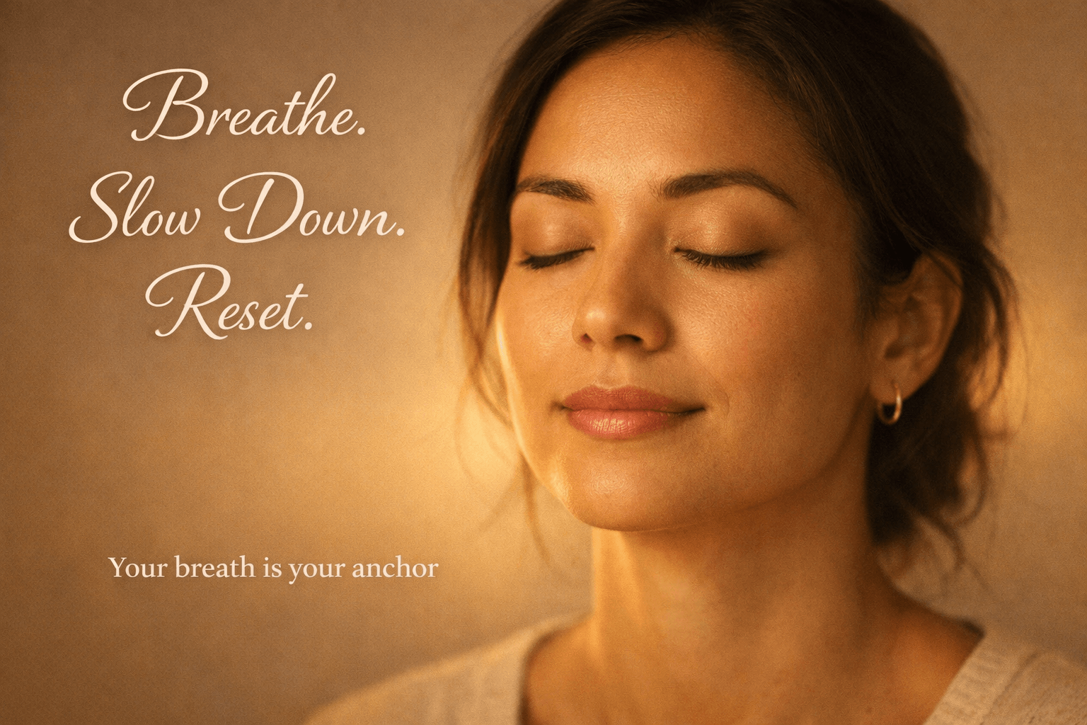 Breathe. Slow Down. Reset.