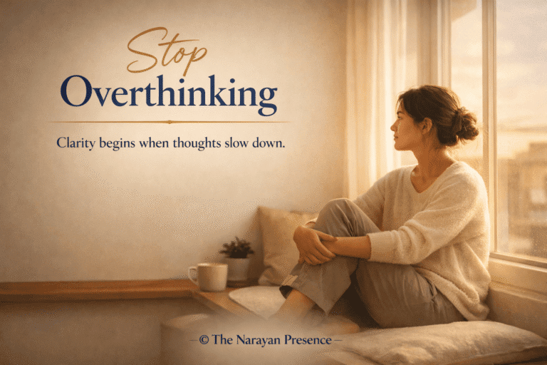 Stop Overthinking