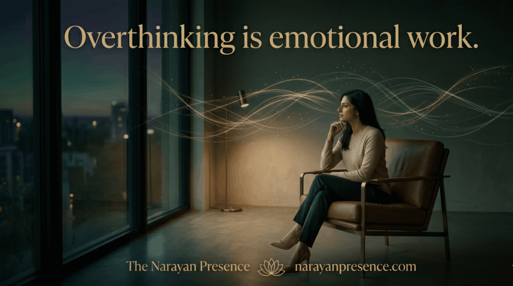 Overthinking is emotional work.